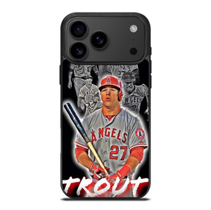 MIKE TROUT BASEBALL iPhone 17 Pro Max Case Cover