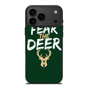 MILWAUKEE BUCKS LOGO BASEBALL FEAR THE DEER iPhone 17 Pro Max Case Cover