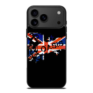 OASIS BAND ROCK BRITISH FLAG iPhone 17 Pro Max Case Cover