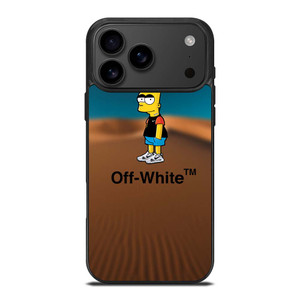 OFF WHITE BART SIMPSONS iPhone 17 Pro Max Case Cover