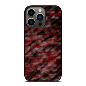 RED BLACK TIE DYE PATTERN iPhone 13 Pro Case Cover RED BLACK TIE DYE PATTERN iPhone 13 Pro Case Cover