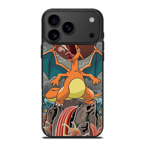 POKEMON POCKET MONSTERS CHARIZAR ART iPhone 17 Pro Max Case Cover