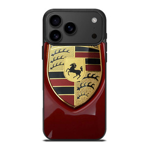 PORSCHE LOGO EMBLEM RED iPhone 17 Pro Max Case Cover
