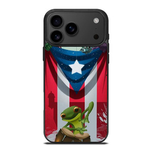 PUERTO RICO FROG FLAG iPhone 17 Pro Max Case Cover