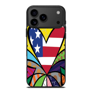 ROMERO BRITTO LOVE NEW 2 iPhone 17 Pro Max Case Cover