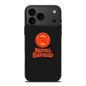 ROYAL ENFIELD MODERN LOGO CARBON iPhone 17 Pro Max Case Cover
