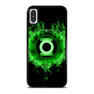 GREEN LANTERN SUPER HERO LOGO iPhone X / XS Case Cover
