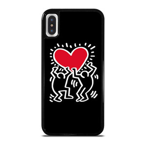 KEITH HARING LOVE iPhone X / XS Case Cover