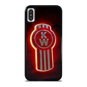 KENWORTH TRUCK GLOW LOGO iPhone X / XS Case Cover KENWORTH TRUCK GLOW LOGO iPhone X / XS Case Cover
