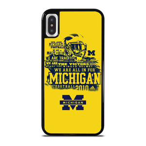 MICHIGAN WOLVERINES QUOTE NFL iPhone X / XS Case Cover MICHIGAN WOLVERINES QUOTE NFL iPhone X / XS Case Cover