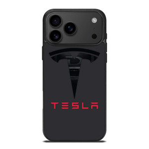 TESLA MOTORS BLACK ICON iPhone 17 Pro Max Case Cover