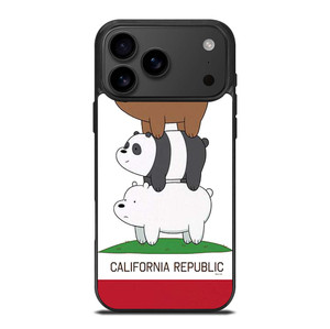 WE BARE BEARS CALIFORNIA REPUBLIC iPhone 17 Pro Max Case Cover
