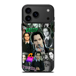 WEDNESDAY ADDAMS COLLAGE iPhone 17 Pro Max Case Cover