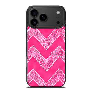 WHITE FLORAL PAISLEY CHEVRON PATTERN iPhone 17 Pro Max Case Cover