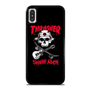 THRASHER SKATEBOARD MAGAZINE SKULL iPhone X / XS Case Cover