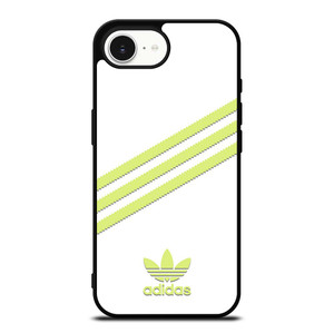 ADIDAS ORIGINALS STRIPES WHITE YELLOW iPhone 16e Case Cover