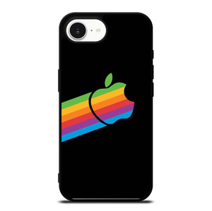 APPLE RETRO DESIGN BLACK iPhone 16e Case Cover