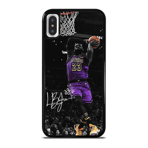 LEBRON JAMES DUNK LA LAKERS iPhone X / XS Case Cover LEBRON JAMES DUNK LA LAKERS iPhone X / XS Case Cover