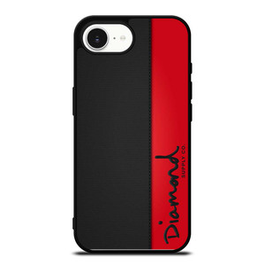 DIAMOND SUPPLY CO RED LEATHER iPhone 16e Case Cover