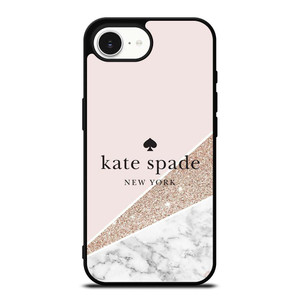 KATE SPADE NEW YORK LOGO SPARKLE MARBLE ICON iPhone 16e Case Cover