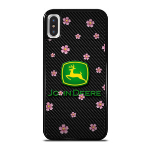 JOHN DEERE FLOWER CARBON iPhone X / XS Case Cover