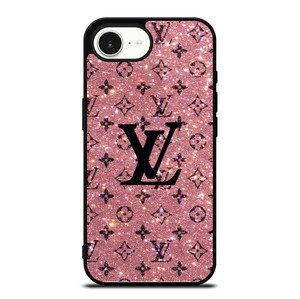 LOUIS VUITTON LV LOGO PINK SPARKLE iPhone 16e Case Cover