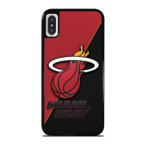 MIAMI HEAT BASKETBALL LOGO iPhone X / XS Case Cover MIAMI HEAT BASKETBALL LOGO iPhone X / XS Case Cover