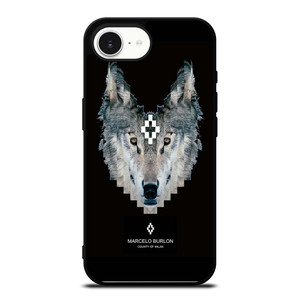 MARCELO BURLON WOLF LOGO iPhone 16e Case Cover