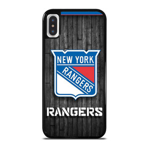 NEW YORK RANGERS WOODEN LOGO iPhone X / XS Case Cover NEW YORK RANGERS WOODEN LOGO iPhone X / XS Case Cover