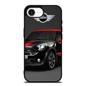 MINI COOPER CAR BLACK iPhone 16e Case Cover