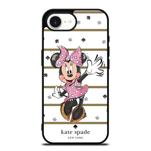 MINNIE MOUSE DISNEY KATE SPADE NEW YORK LOGO iPhone 16e Case Cover