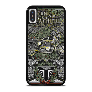 TRIUMPH MOTORCYCLE POSTER iPhone X / XS Case Cover