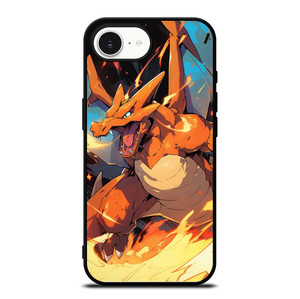 POKEMON CHARIZAR POCKET MONSTERS ART iPhone 16e Case Cover