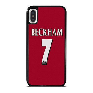 DAVID BECKHAM JERSEY MANCHESTER UNITED iPhone X / XS Case Cover DAVID BECKHAM JERSEY MANCHESTER UNITED iPhone X / XS Case Cover