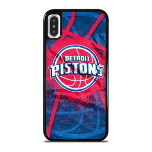 DETROIT PISTONS LOGO JERSEY iPhone X / XS Case Cover DETROIT PISTONS LOGO JERSEY iPhone X / XS Case Cover