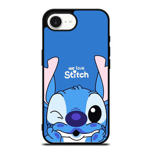 WE LOVE STITCH AND LILO CARTOON iPhone 16e Case Cover