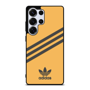 ADIDAS ORIGINALS STRIPES ORANGE BLACK Samsung Galaxy S25 Ultra Case Cover