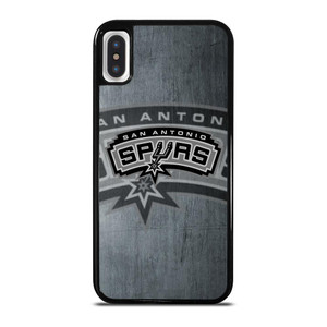 SAN ANTONIO SPURS METAL LOGO iPhone X / XS Case Cover