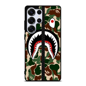 BAPE SHARK CAMO ZIP Samsung Galaxy S25 Ultra Case Cover