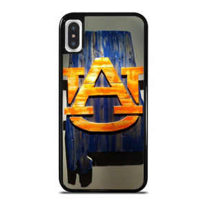 AUBURN TIGERS WOODEN ICON iPhone X / XS Case Cover