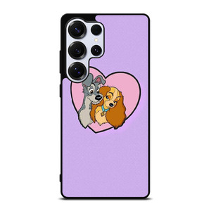 CARTOON LADY AND THE TRAMP DISNEY IN LOVE Samsung Galaxy S25 Ultra Case Cover