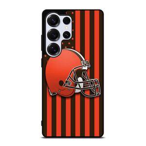 CLEVELAND BROWNS FLAG Samsung Galaxy S25 Ultra Case Cover