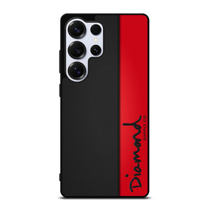 DIAMOND SUPPLY CO RED LEATHER Samsung Galaxy S25 Ultra Case Cover