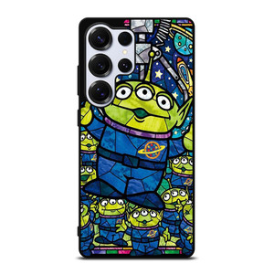 DISNEY TOY STORY ALIEN ART GLASS Samsung Galaxy S25 Ultra Case Cover