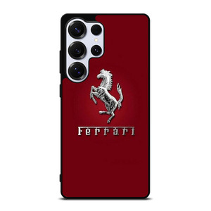 FERRARI LOGO SILVER EMBLEM Samsung Galaxy S25 Ultra Case Cover