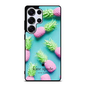 KATE SPADE NEW YORK LOGO SUMMER PINEAPPLE ICON Samsung Galaxy S25 Ultra Case Cover