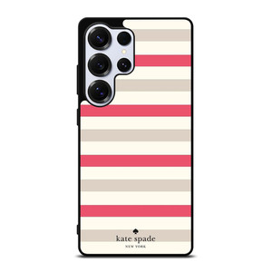 KATE SPADE NEW YORK STRIPES RED WHITE Samsung Galaxy S25 Ultra Case Cover