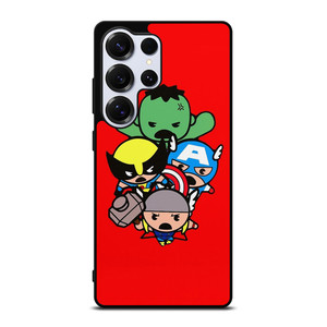 KAWAII CAPTAIN AMERICA HULK THOR WOLVERINE Marvel Avengers Samsung Galaxy S25 Ultra Case Cover