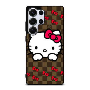 LOUIS VUITTON LV HELLO KITTY PATTERN Samsung Galaxy S25 Ultra Case Cover