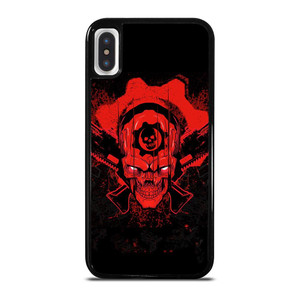 GEARS OF WAR  SKULL LOGO iPhone X / XS Case Cover